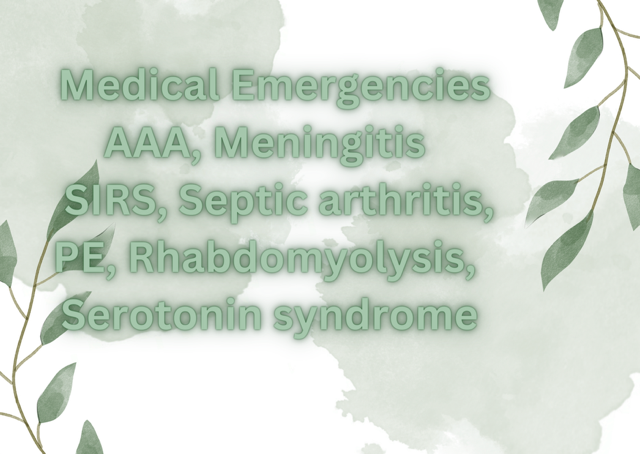 critical medical emergencies