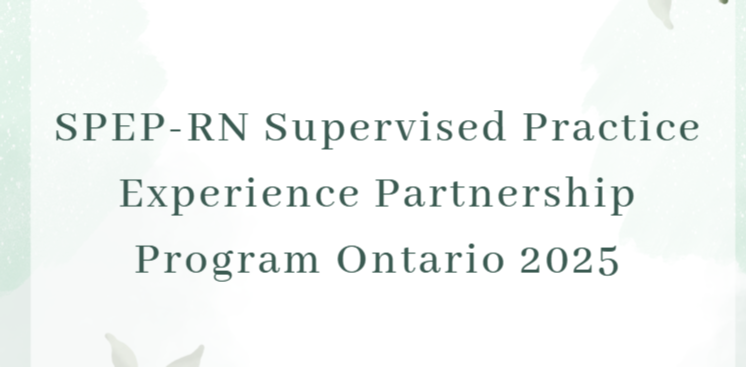 SPEP-RN Supervised Practice Experience Partnership Program Ontario 2025